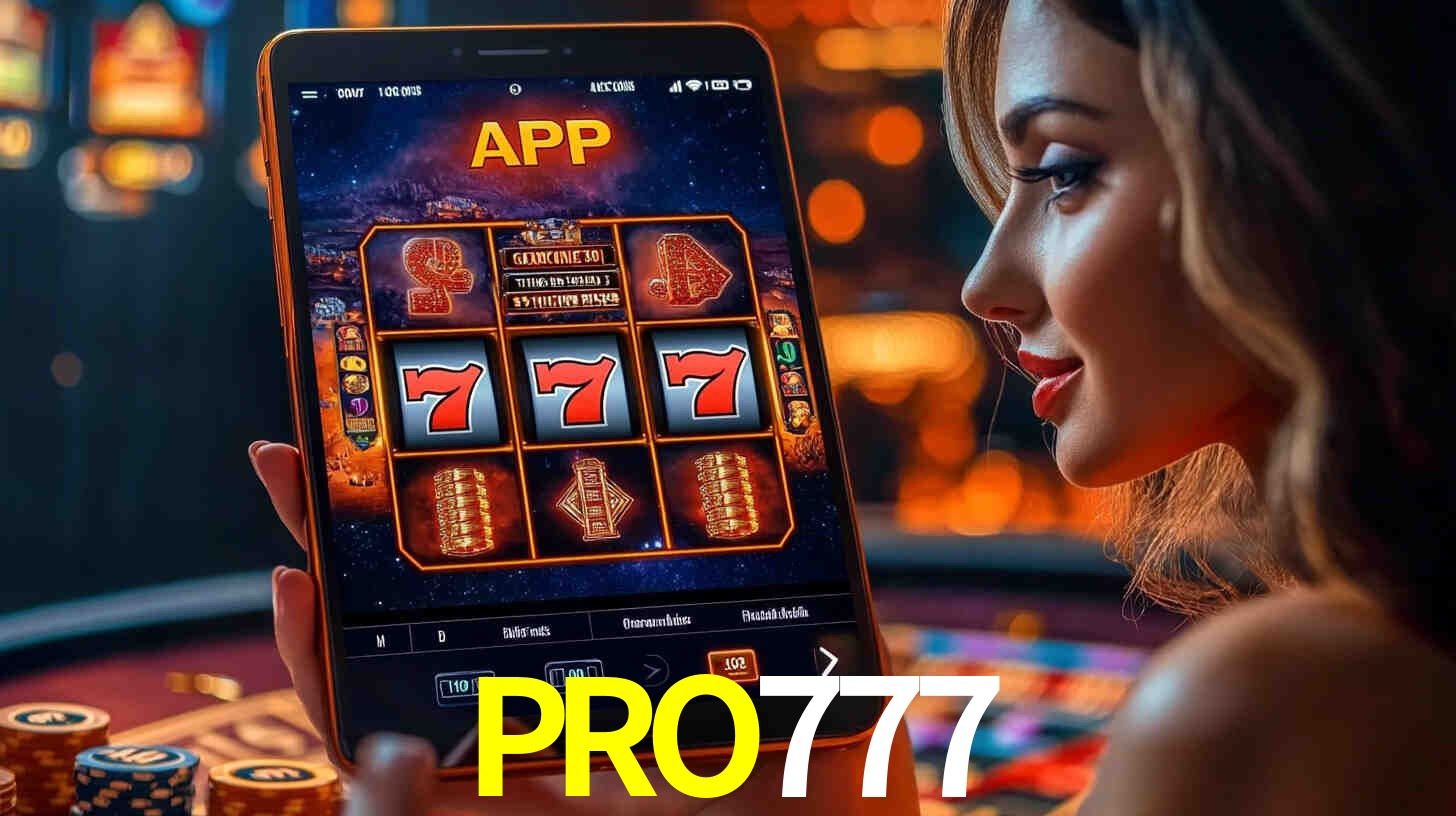 Interfaz de la app móvil PRO777 en un smartphone moderno